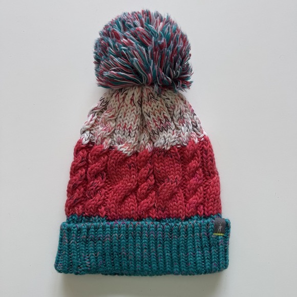 SMARTWOOL Isto Retro Beanie Hat One Size Cable Knit Soft Merino Wool Multicolor - Picture 1 of 10